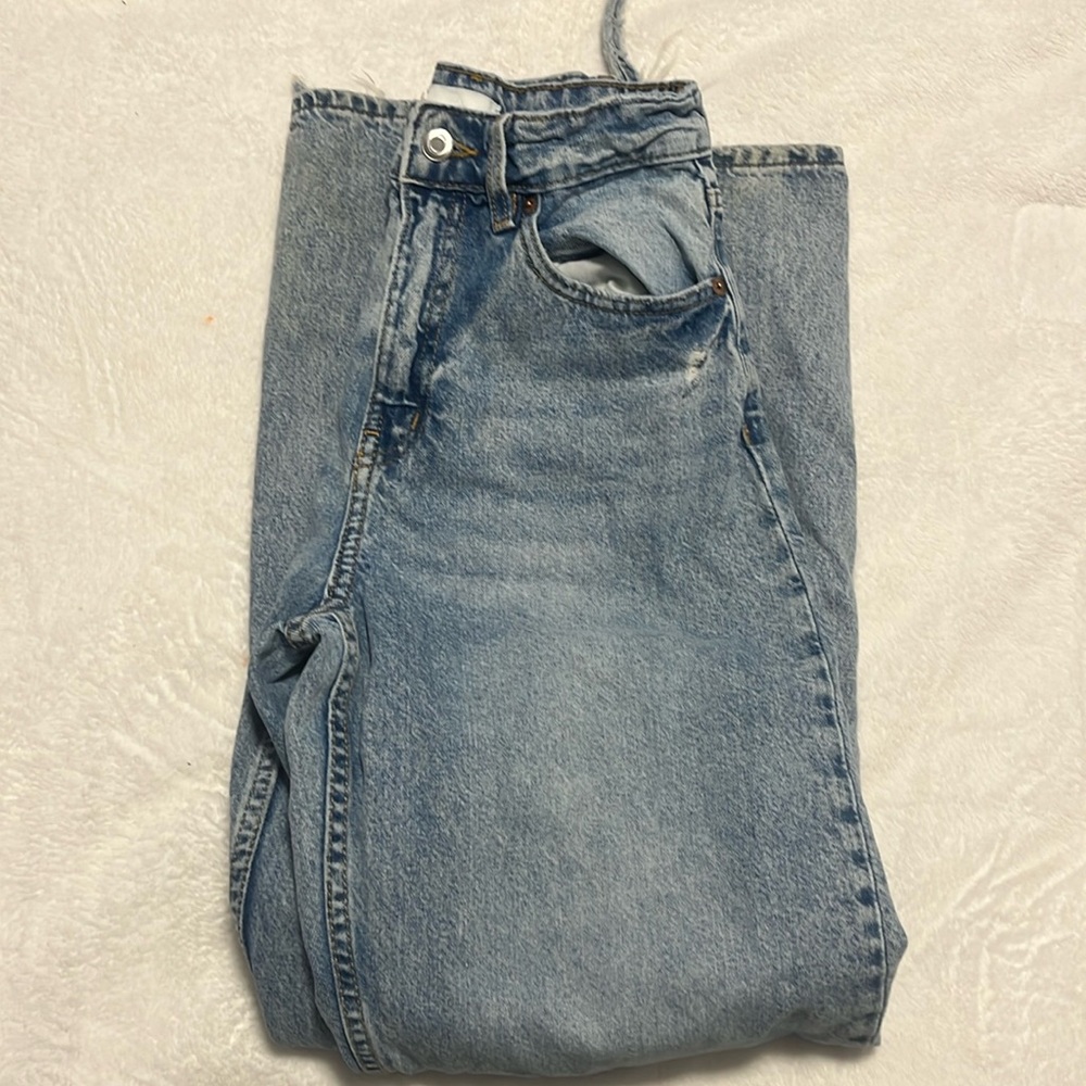 H&M JEANS Lightwash high rise